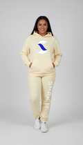 Hoodie and Sweatpants Set - Cream