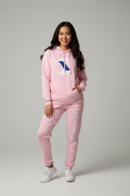 Hoodie and Sweatpants Set - Pink