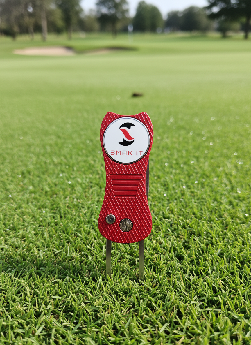 Heavy Duty Switchblade Divot Tool & Ball Marker Set