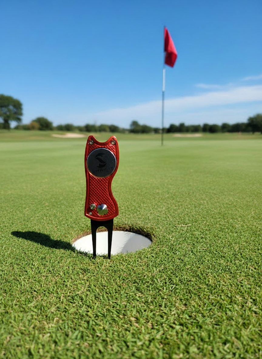 Light-Duty Switchblade Divot Tool & Ball Marker Set