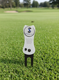 Heavy Duty Switchblade Divot Tool & Ball Marker Set